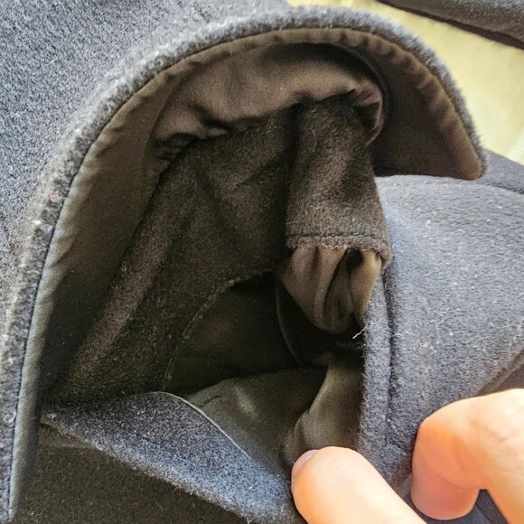 Burberry London Wool Cashmere Coat - Black - Sz UK2/US0/IT34 - Picture 10 of 16